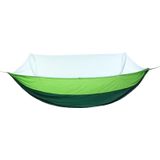 Outdoor Camping Anti-Mosquito Snelgaande hangmat  Spec: Double (Fruit Green + Ink Green)
