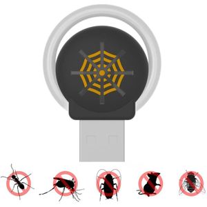 USB Auto Muis Repellent Ultrasone Mosquito Insect Repellent met sfeerlicht