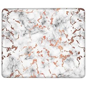 Marmeren textuur koperen splatter bedrukte muismat computer muismat met anti-slip rubberen basis gaming muis tapijt kantoor bureau mat bureau pad beschermer 25,4 x 30,5 cm