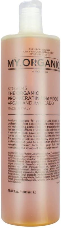 My.Organics - The Organic Pro-Keratine - Shampoo - 1000 ml