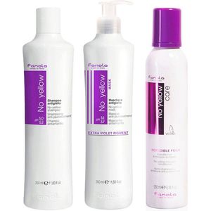 Fanola - Shampoo - Anti Geel - 350ml - Voor Blond Haar