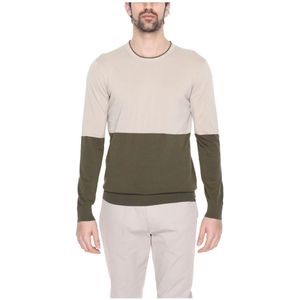 Liu Jo - Heren Jersey T-shirt - Beige - Katoen