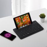 Rapoo XK100 78-toetsen draadloos Bluetooth Office Business-toetsenbord(Zwart)