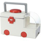 Ambulance EERSTE Hulp Doos Family Medicine Box Huishouden Grote Double-layer Medicine Box (Wit)