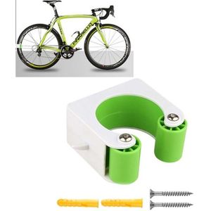 2 PCS Fiets Parkeren Gesp Kinderen Road Bike Mountainbike Eenvoudige Muur Mount  Stijl: Mountainbike (Groen)