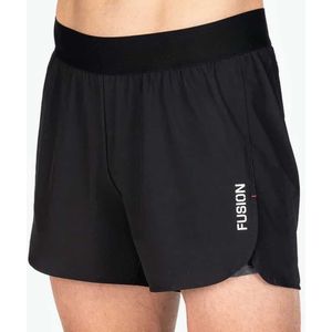 Fusion C3 Run - Hardloopshort - Zwart - Heren - Wijd