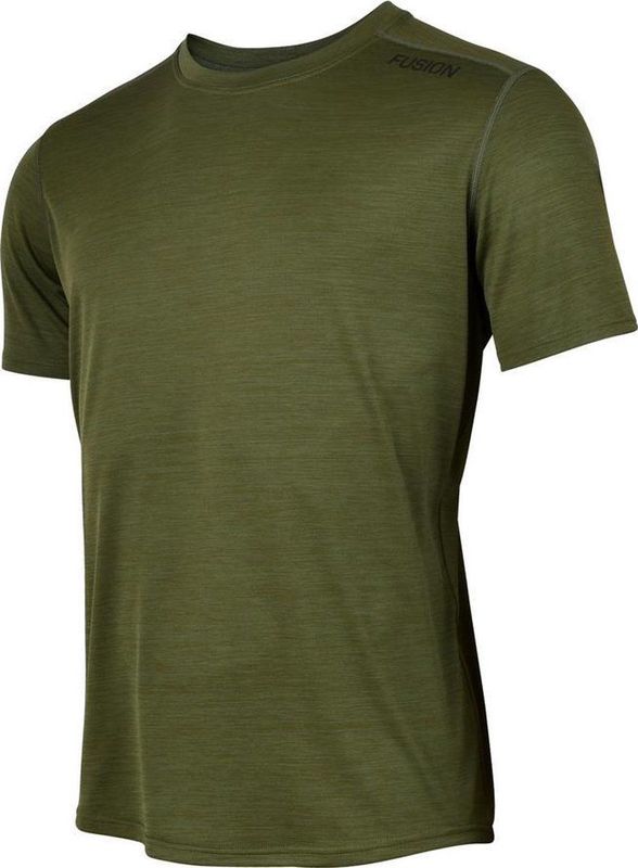 Fusion C3 T-shirt Green Heren Size : S Sport shirt