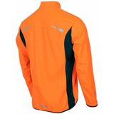Fusion S1 Run Jack Heren Oranje Hardloopjas Waterafstotend