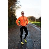 Fusion S1 Run Jack Heren Oranje Hardloopjas Waterafstotend