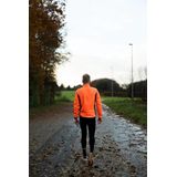 Fusion S1 Run Jack Heren Oranje Hardloopjas Waterafstotend