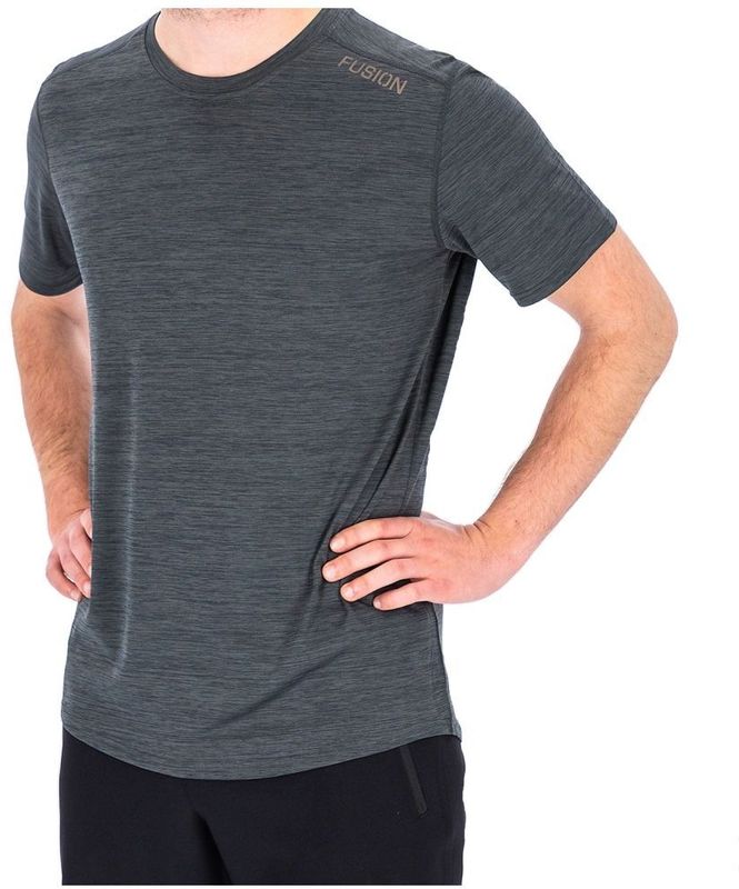 Fusion C3 T-SHIRT MENS - Hardloop Shirt - Grijs - Heren - Maat S