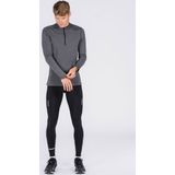 FUSION MENS C3 ZIP NECK - Running top - Grijs - Heren - Maat M