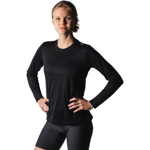 FUSION WOMENS TECHNICAL MERINO 1 - Hardloopshirt - Zwart - Dames