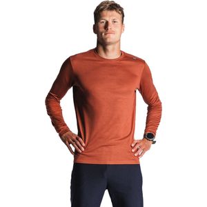 FUSION MENS TECHNICAL MERINO 150 - Hardloopshirt - Bruin - Heren