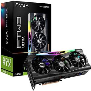 EVGA GeForce RTX 3080 Ti FTW3 Ultra Gaming, 12G-P5-3967-KR, 12 GB GDDR6X, iCX3-technologie, ARGB LED, metalen achterplaat