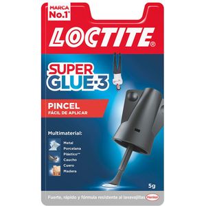 Loctite Lijm Super Glue-3 Pincel 5 Gram 8 X 4 Cm Transparant