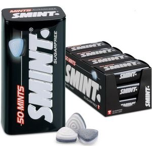 Smint Blackmint Suikervrij 1x12stuks