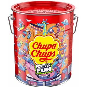 Chupa Chups - Mix Lolly's - Appel, Cola, Kers, Frambozen-Room, Aardbei - 150 Stuks