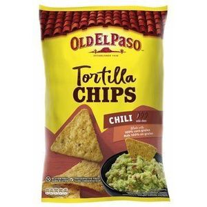 Old El Paso Tortilla Chips Crunchy Chili, 185 g