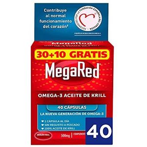 MegaRed Omega 3 Krill Oil 40 Capsules