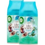 Air Wick Freshmatic Automatische Spray Luchtverfrisser - Life Scents Turquoise Oase