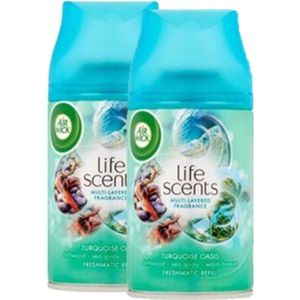 Air Wick Freshmatic Automatische Spray Luchtverfrisser - Life Scents Turquoise Oase