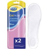 Scholl - Gel Activ Inlegzolen - Voor Platte Schoenen - Comfortabel - Discreet