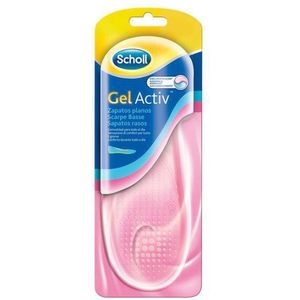 Scholl - Gel Activ Inlegzolen - Voor Platte Schoenen - Comfortabel - Discreet