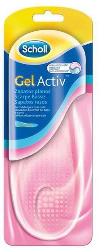 Scholl - Gel Activ Inlegzolen - Voor Platte Schoenen - Comfortabel - Discreet