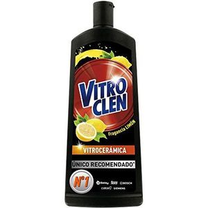 Vitroclen reiniger speciaal voor platen glaskeramiek citroen crème - 450 ml