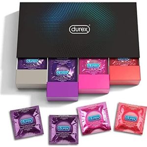 Durex Fun Explosion condooms in stijlvolle doos, spannende verscheidenheid, praktisch en discreet verpakt, voorkomt dat je plezier doet - 40 stuks grote verpakking (1 x 40 stuks)