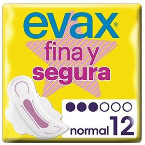 Evax - Normal Fijne en Veilige Maandverband met Vleugels - 12 Stuks