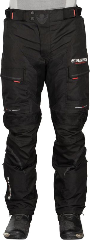 ON BOARD - Cruise - Motorbroek - Textiel - Zwart - CE-goedgekeurde Bescherming