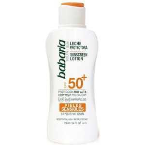 Babaria Sun Sensitive zonnebrandmelk voor gevoelige huid SPF 50+ 100 ml