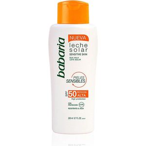 Babaria - Sun Sensitive - Zonnebrandmelk - SPF 50+ - 200 ml
