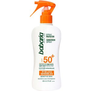 Babaria - Sun Sensitive - Bruiningsspray - SPF 50+ - 200 ml