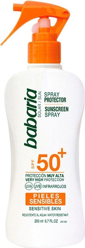 Babaria - Sun Sensitive - Bruiningsspray - SPF 50+ - 200 ml