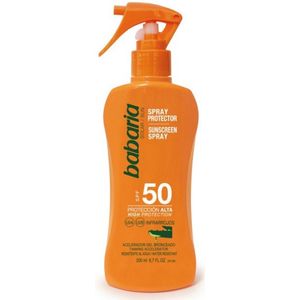 Babaria - Sun Protective - Bruiningsspray - SPF 50 - Waterproof - 200 ml