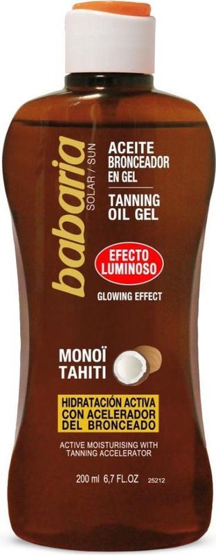 Babaria - Bruiningsoliegel - 200 ml - Lichteffect