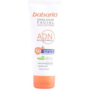 Babaria - Facial Sun Cream - SPF 50 - Aloe Vera - 75 ml