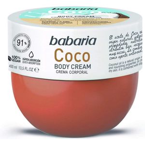 Babaria - Coco Body Cream - 400 ml - Vegan - Kokosolie