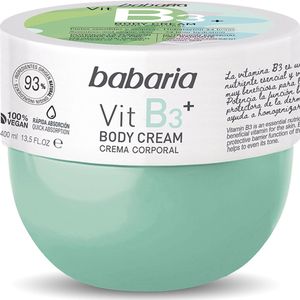 Babaria - Vitamin B3 - Bodycrème - 400 ml - Voor Gevoelige Huid