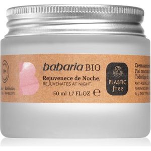 Babaria - BIO - Nachtcrème - 50 ml - Huidverzorging voor Vrouwen