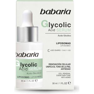 Babaria - Glycolic Acid - Gezichtsserum - 30 ml - Veganistisch