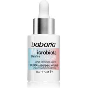 Babaria - Sérum Microbiota Balance, Versterkt de Huid Defensie, Anti-Age Effect, Vermindert Acne, Aanbevolen voor Gevoelige Huid, 100% Veganistisch - 30ml