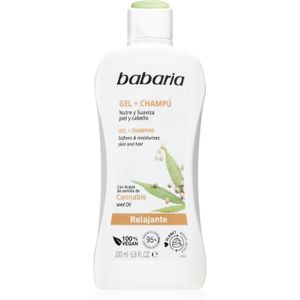 Babaria Cannabis Douchegel en Shampoo 2in1 200 ml