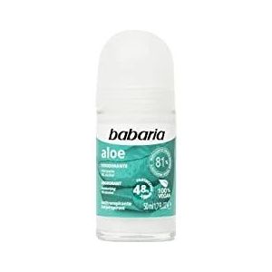 Babaria - Rollon Aloë deodorant – vochtinbrengende deodorant – 0% alcohol – anti-transpirant – 50 ml