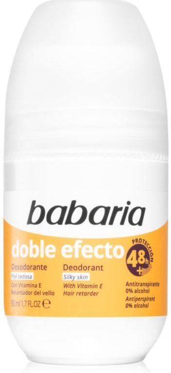 Babaria - Double Effect - Antitranspirant Roll-On - 50 ml - Voor Vrouwen