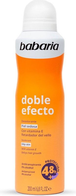 Babaria - Deodorant Double Effect - Antitranspirant Spray - 200 ml
