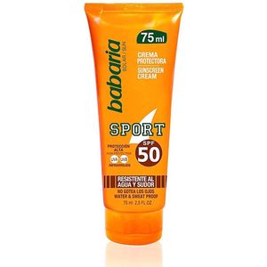 Lotion voor Sporters Solar Sport Waterproof Babaria Spf 50 (75 ml)